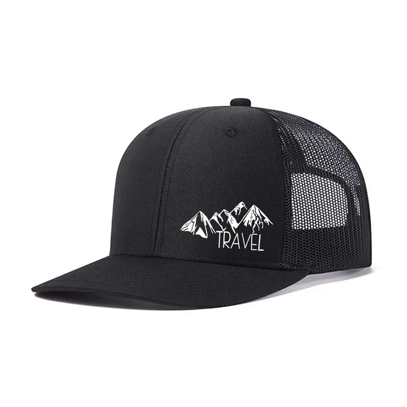 Spring summer Luxury Peak TRAVEL Curved Adult Baseball Cap