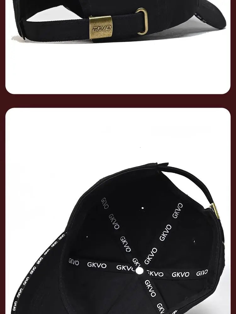 2025 New Four Seasons Tall Crown Men's Big Baseball Cap