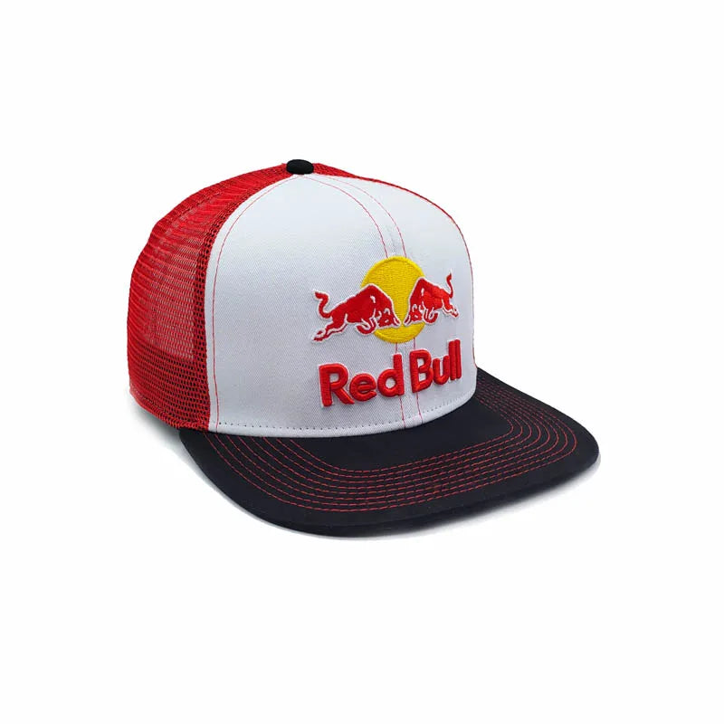 High Quality Red Bull Flat Brim Baseball Cap
