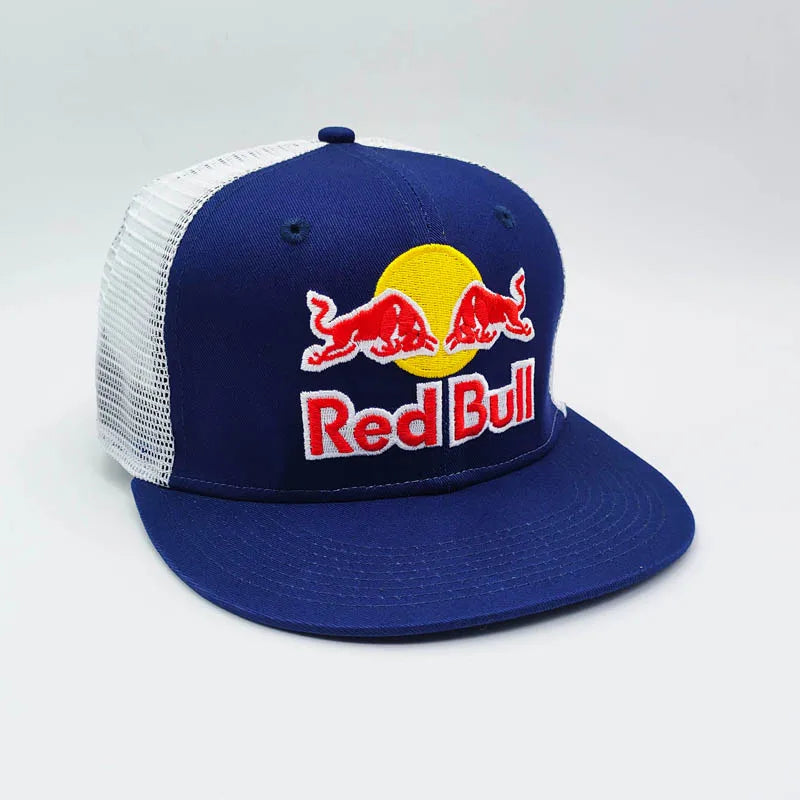High Quality Red Bull Flat Brim Baseball Cap