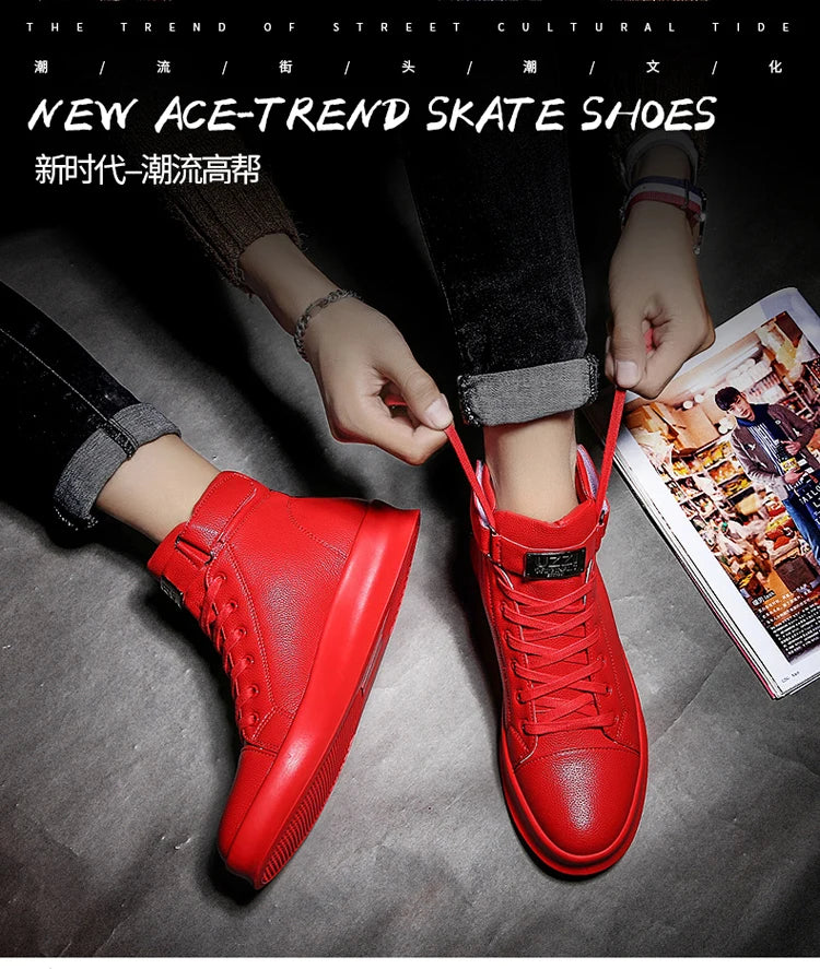 Brand Men's High-top Sneakers