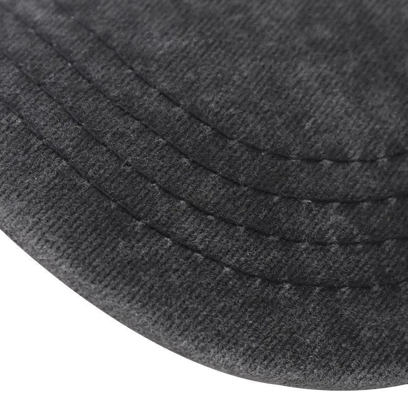 Baseball Cap Washed Cotton Letter ROUTE 66 Embroidery