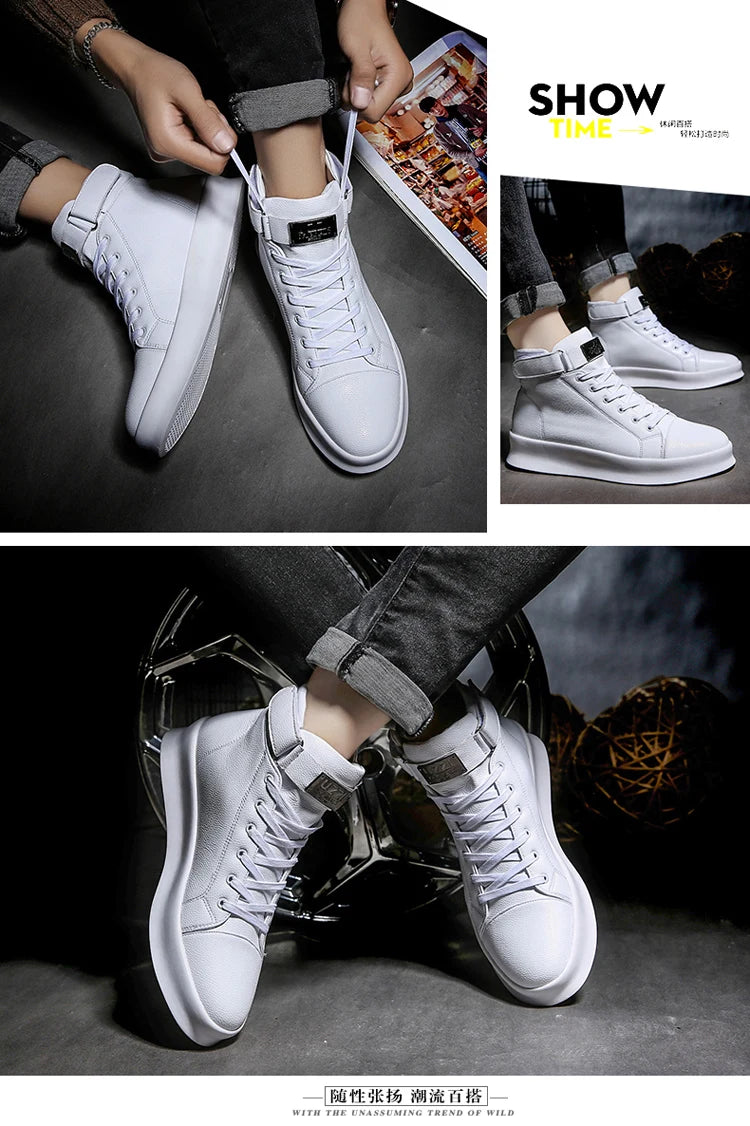 Brand Men's High-top Sneakers