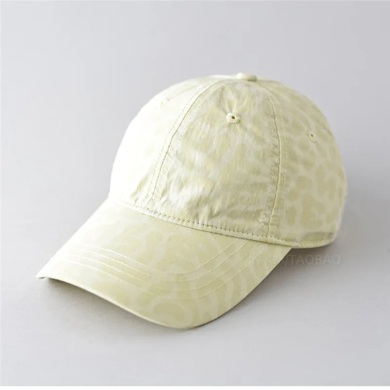 2025 New leopard print quick dry baseball cap