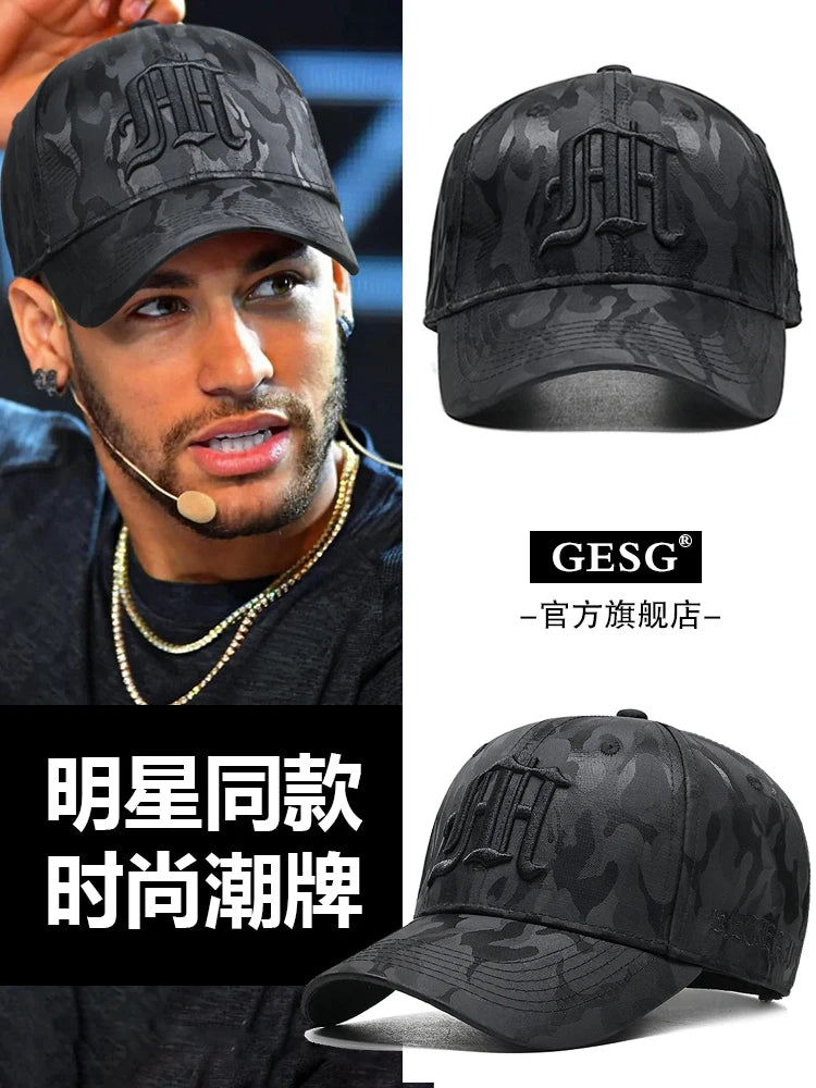 New camouflage embroidered baseball cap