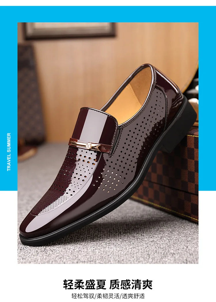 Summer Leather Men's Casual, Business Shoes