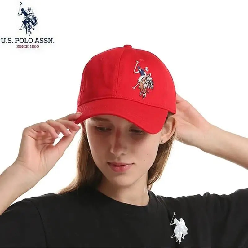 U.S. Polo Assn.100% Cotton Couple Baseball Cap