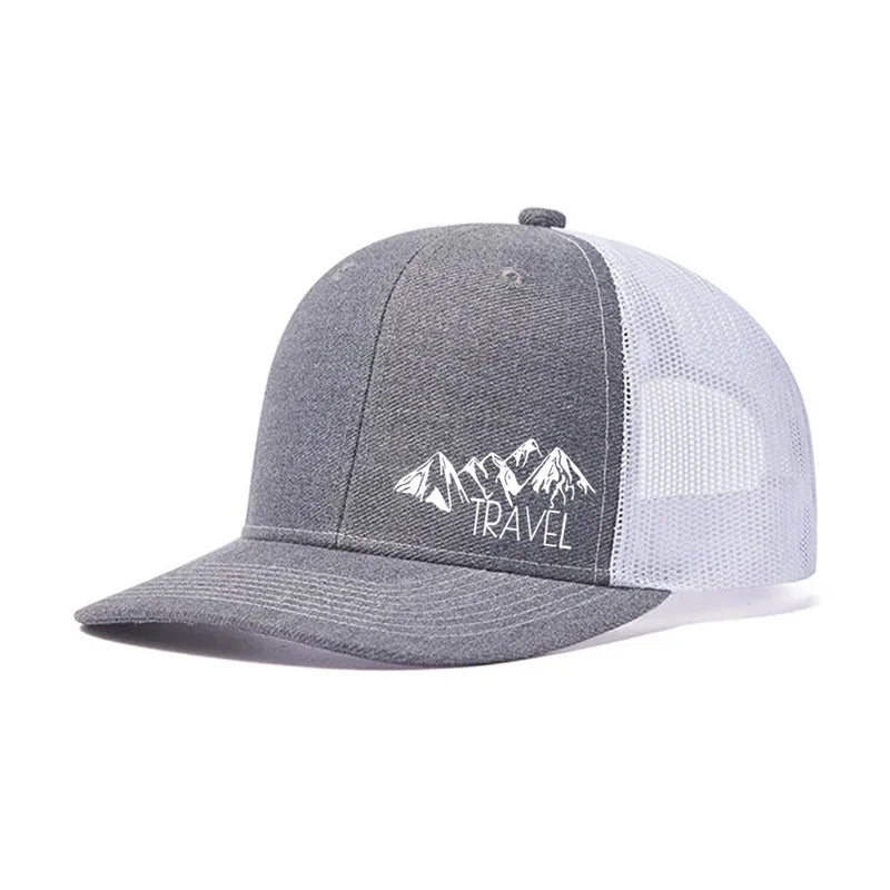 Spring summer Luxury Peak TRAVEL Curved Adult Baseball Cap