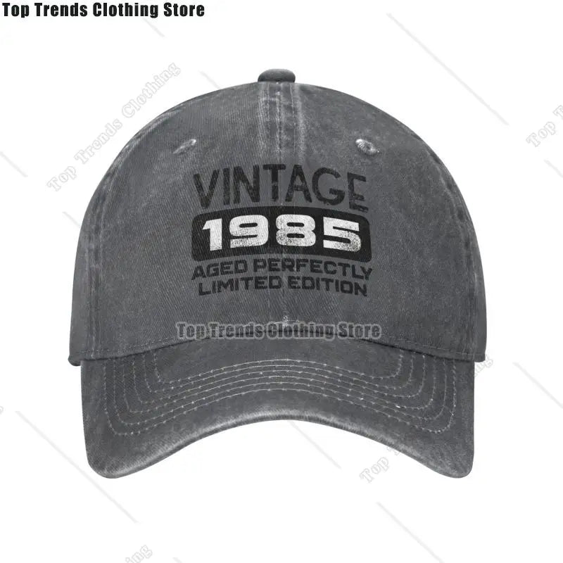 Birthday Gift Vintage 1985 Aged Perfectly Limited Edition Baseball Cap