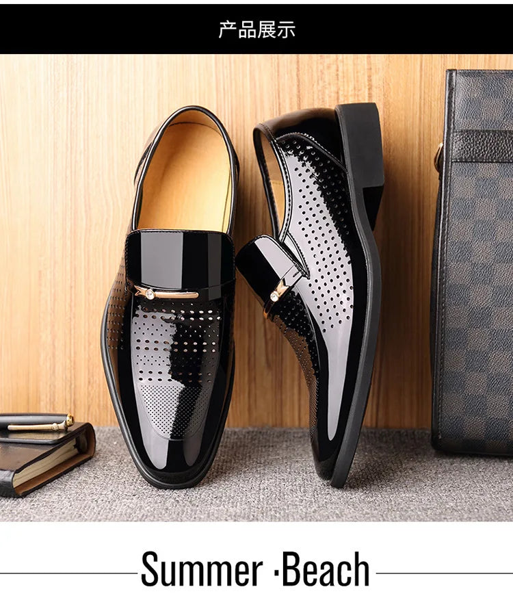 Summer Leather Men's Casual, Business Shoes