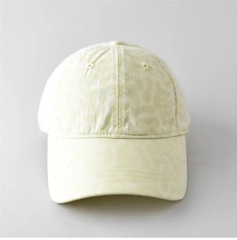 2025 New leopard print quick dry baseball cap