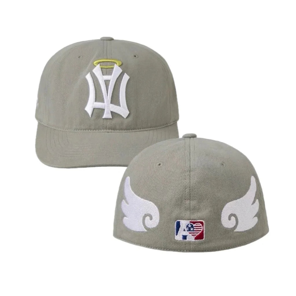 Angel Wings Embroidery Camouflage Baseball Cap