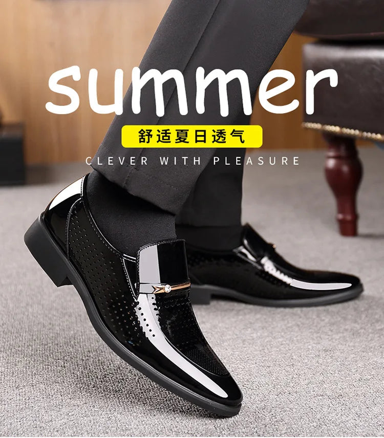 Summer Leather Men's Casual, Business Shoes