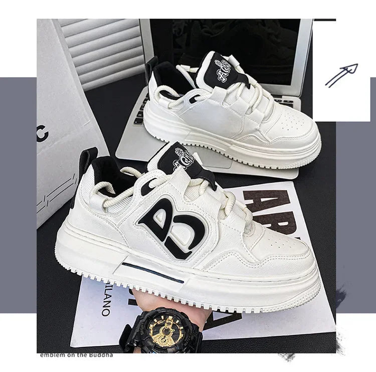 Casual Board Shoes Thick Bottom Trendy Footwear