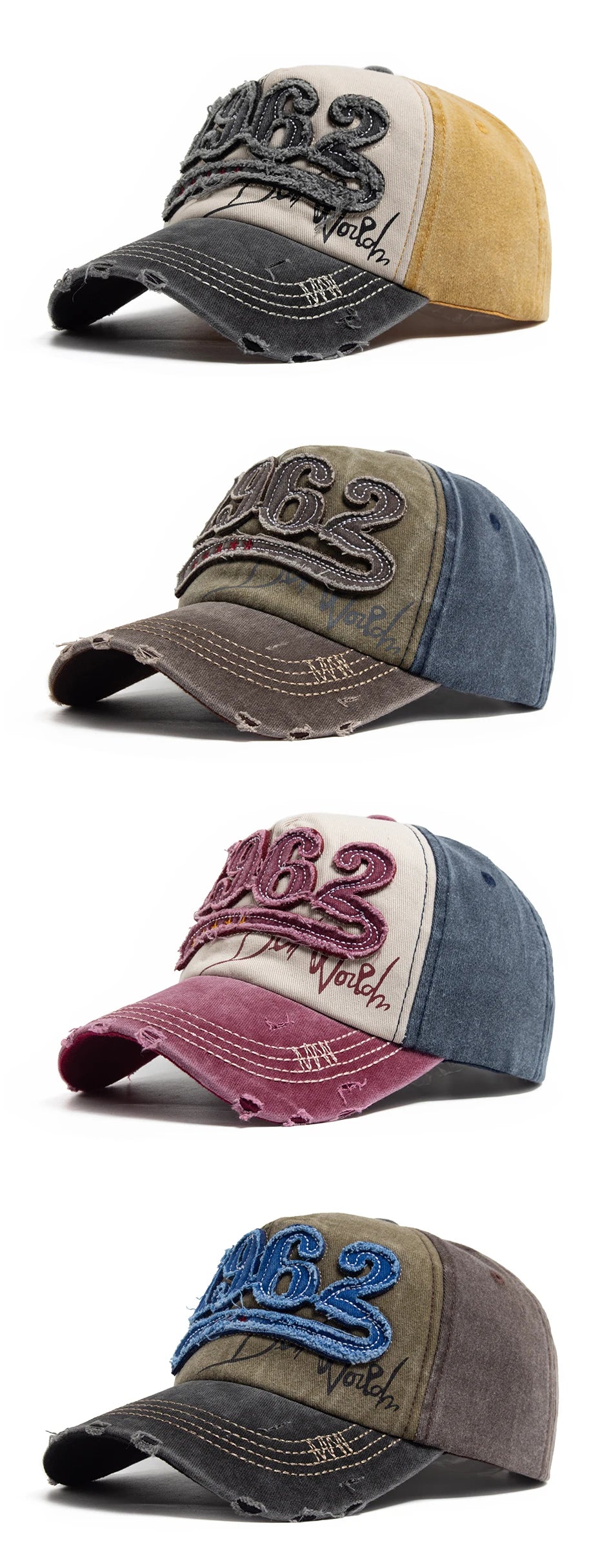 Fashion Vintage Washed Cotton Baseball Cap