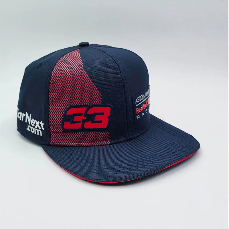 High Quality Red Bull Flat Brim Baseball Cap