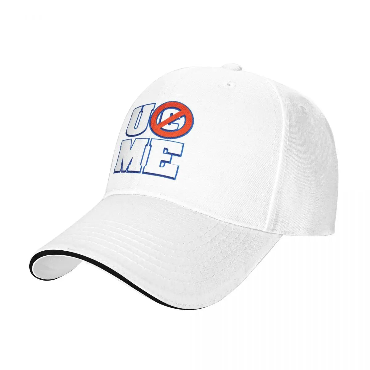 Yellow Wrestling john Cena White Custom Baseball Caps