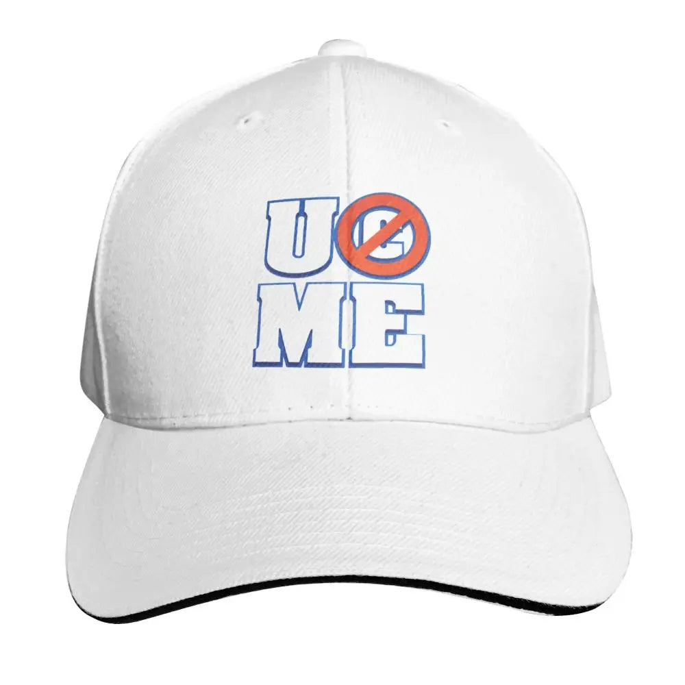 Yellow Wrestling john Cena White Custom Baseball Caps