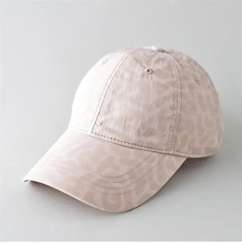 2025 New leopard print quick dry baseball cap