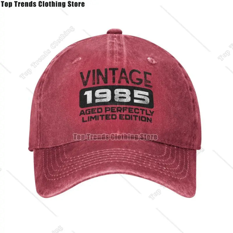 Birthday Gift Vintage 1985 Aged Perfectly Limited Edition Baseball Cap