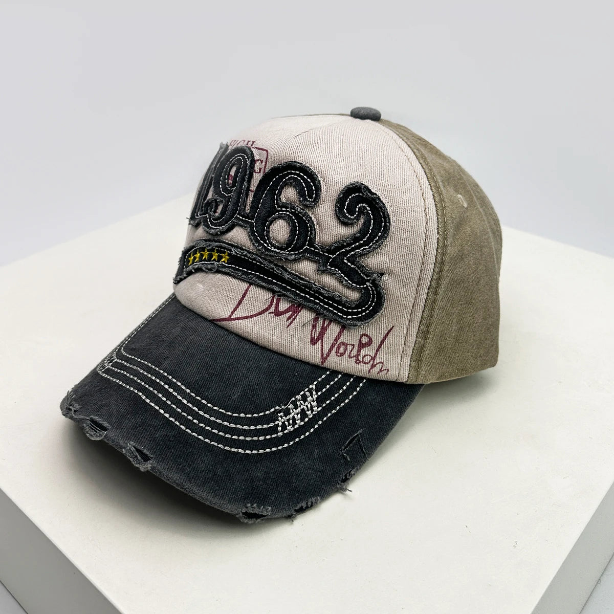 New Unisex PATCH 1962 Letters Broken Style Baseball Hats