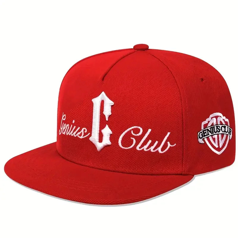 Fashion Unisex Letter Side GENIUS CLUB Embroidery Hip-hop Hats