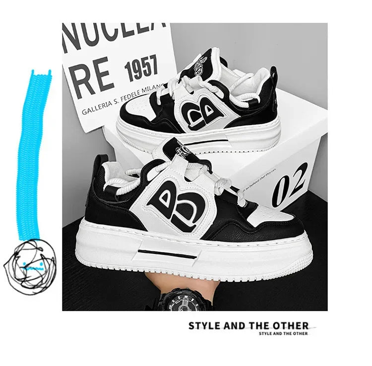 Casual Board Shoes Thick Bottom Trendy Footwear