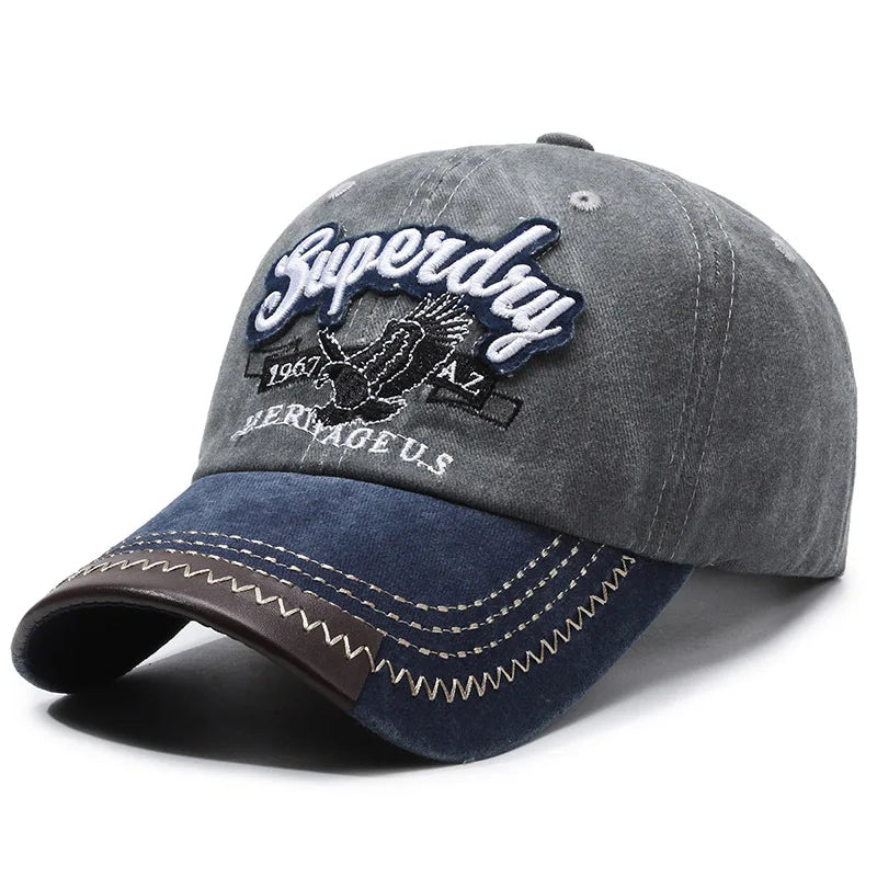 Unisex Sporty Cotton Washed Baseball Cap