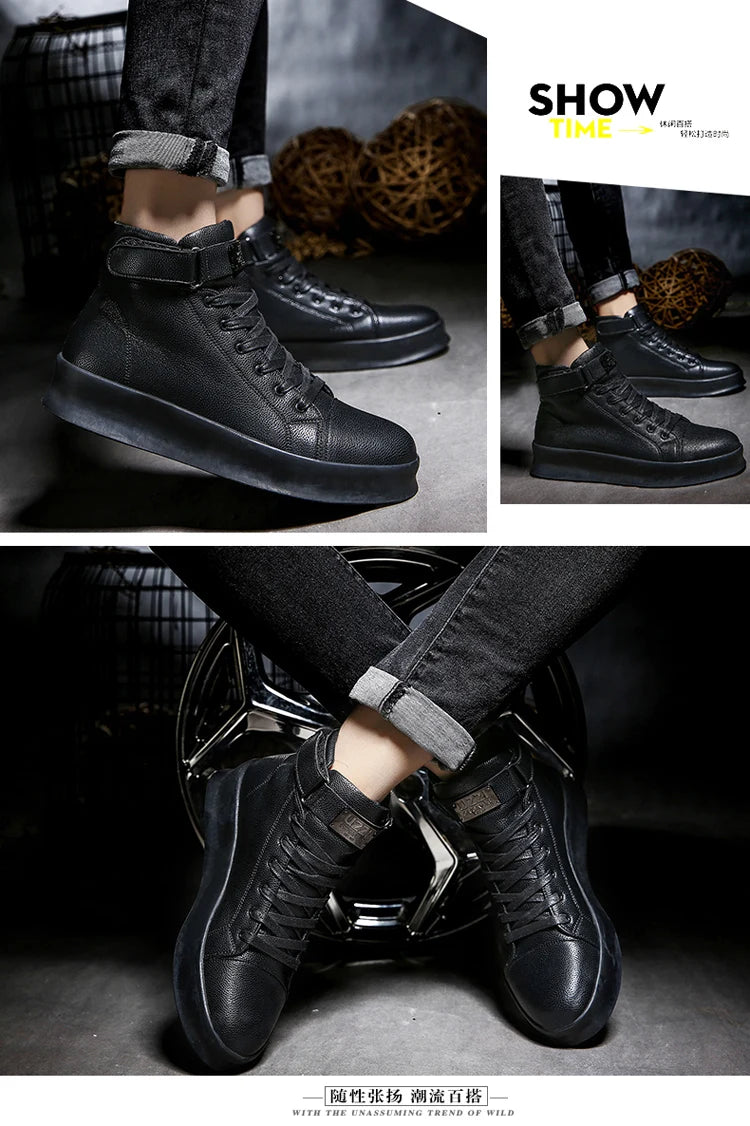 Brand Men's High-top Sneakers