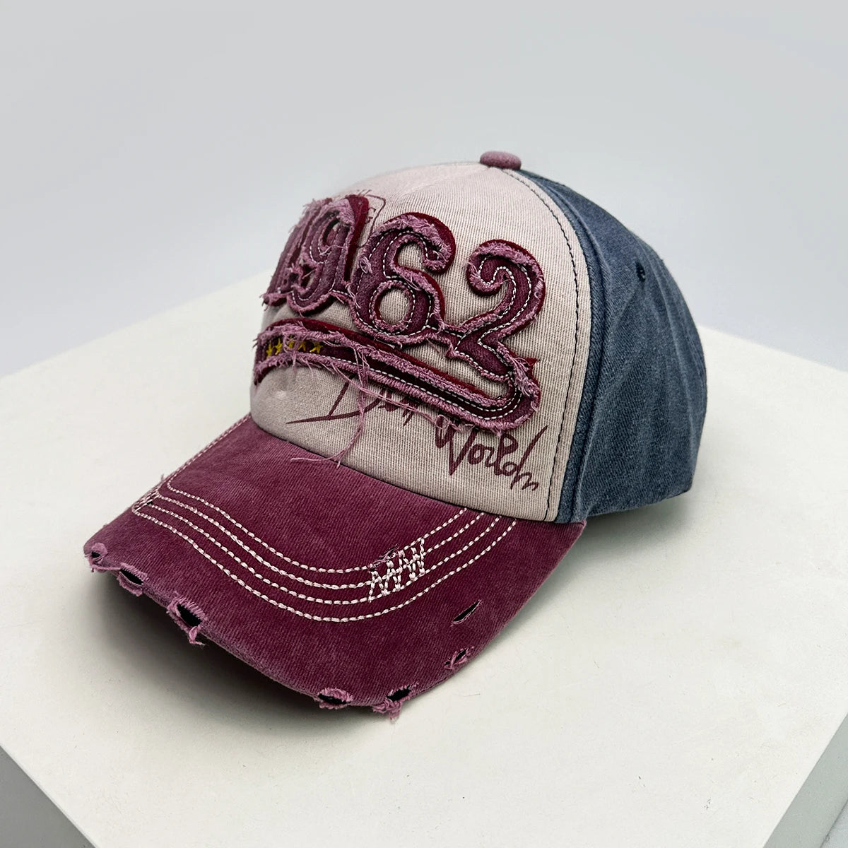 New Unisex PATCH 1962 Letters Broken Style Baseball Hats