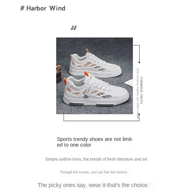 Summer Versatile Students Sports Shoes Trending Casual Non-slip Lightweight Sneakers