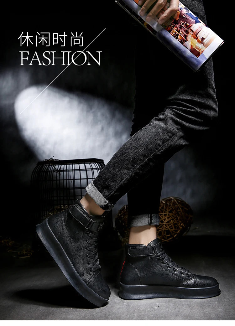 Brand Men's High-top Sneakers