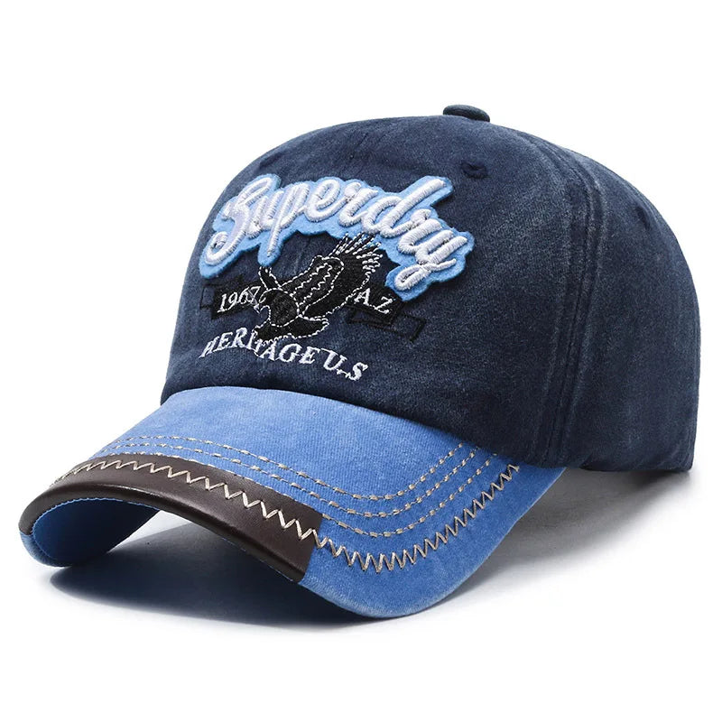 Unisex Sporty Cotton Washed Baseball Cap