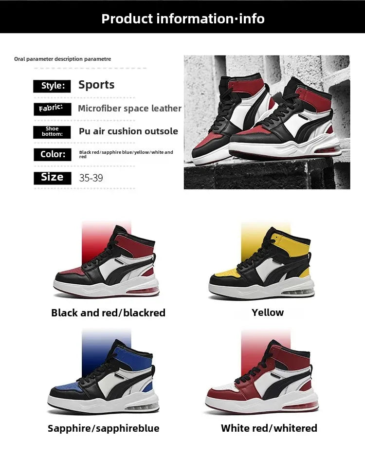 High Top Casual Basketball Sneakers