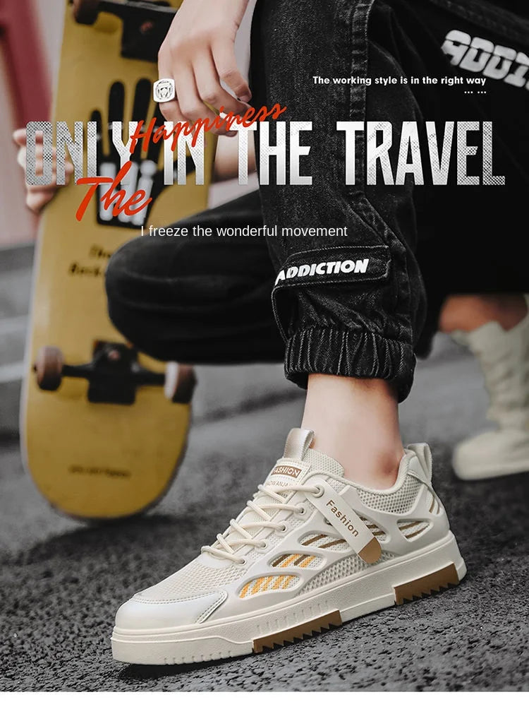Summer Versatile Students Sports Shoes Trending Casual Non-slip Lightweight Sneakers