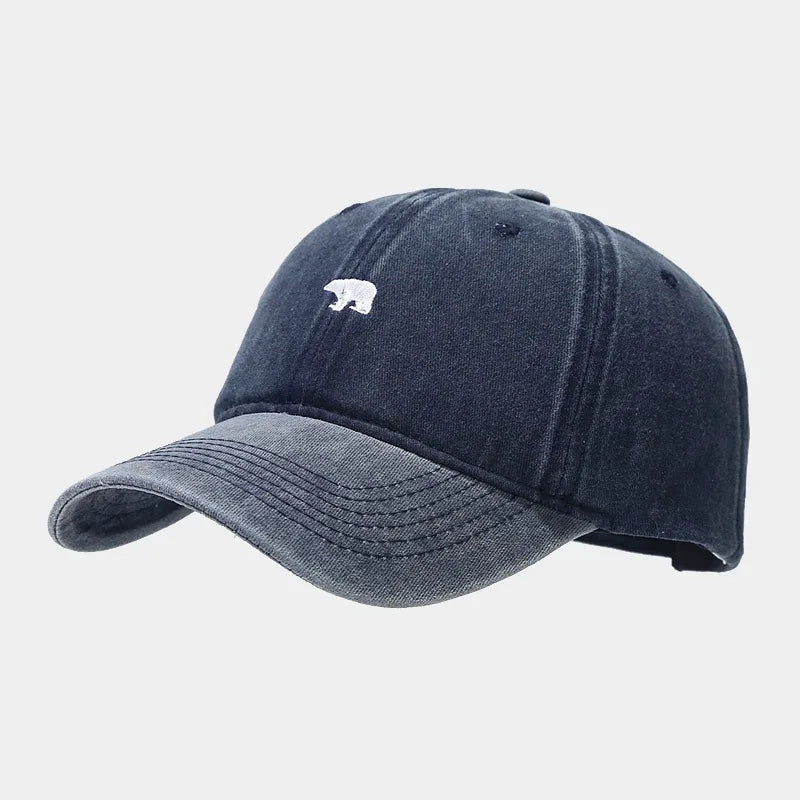 Bear Embroidery Baseball Cap