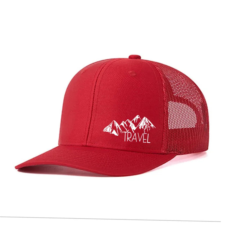 Spring summer Luxury Peak TRAVEL Curved Adult Baseball Cap