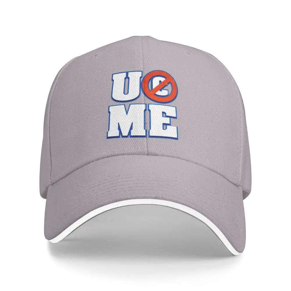 Yellow Wrestling john Cena White Custom Baseball Caps
