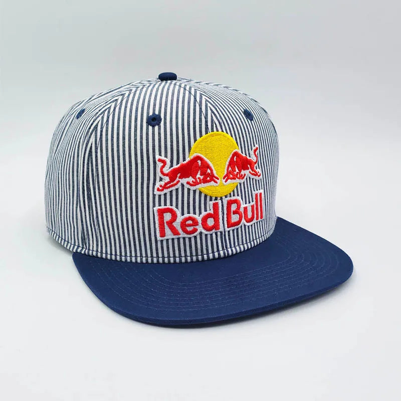 High Quality Red Bull Flat Brim Baseball Cap