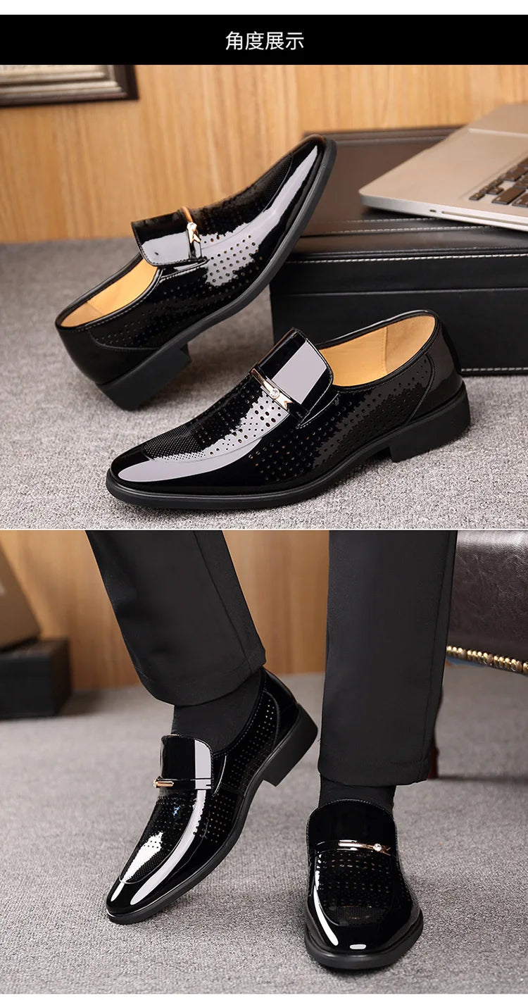 Summer Leather Men's Casual, Business Shoes