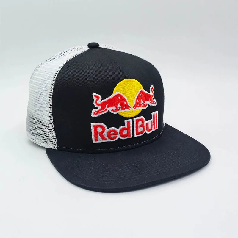 High Quality Red Bull Flat Brim Baseball Cap