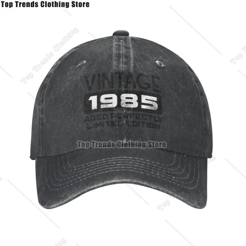 Birthday Gift Vintage 1985 Aged Perfectly Limited Edition Baseball Cap