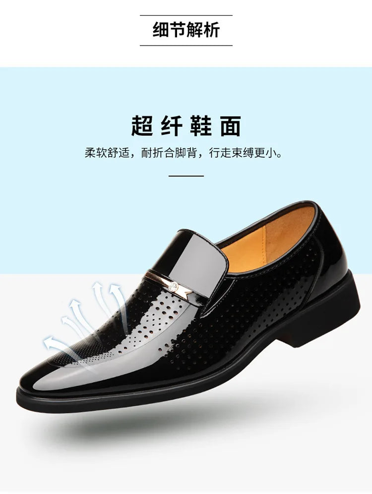 Summer Leather Men's Casual, Business Shoes