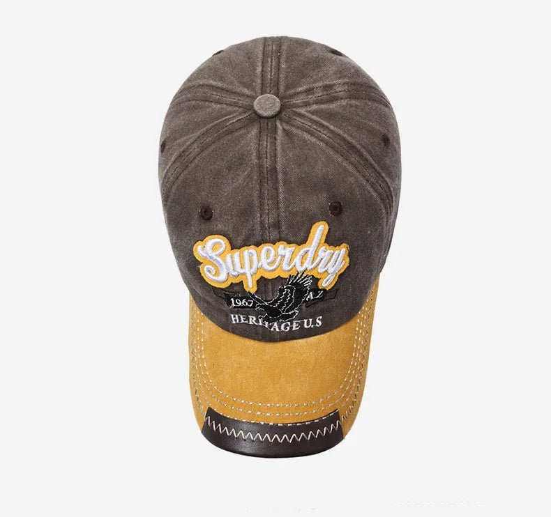 Unisex Sporty Cotton Washed Baseball Cap