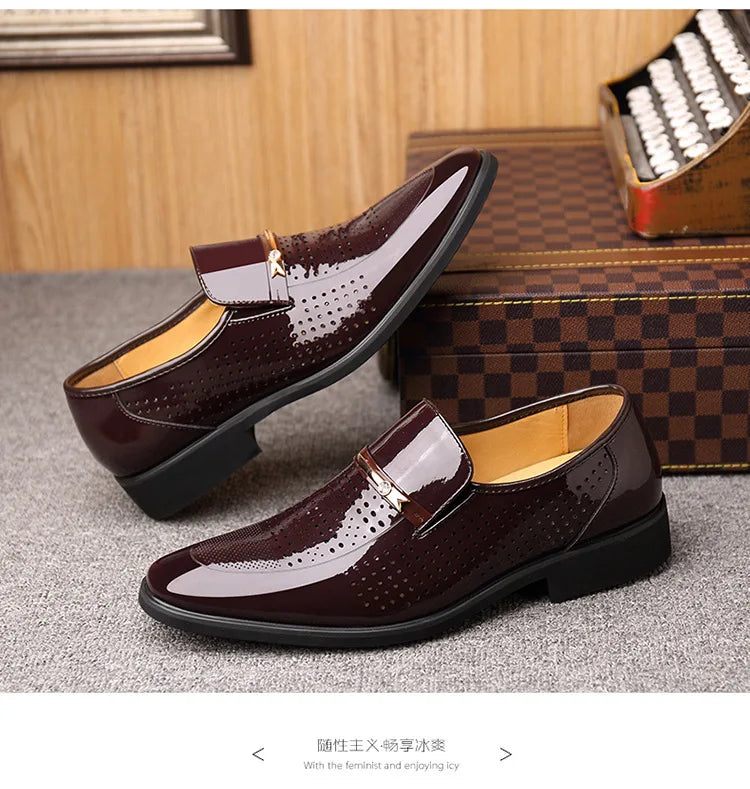 Summer Leather Men's Casual, Business Shoes