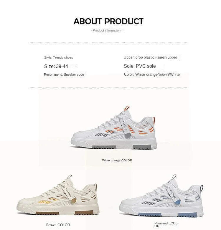 Summer Versatile Students Sports Shoes Trending Casual Non-slip Lightweight Sneakers