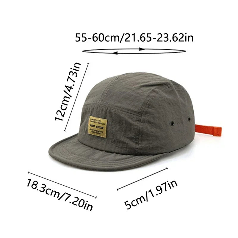 Unisex Quick-drying Breathable Short Brim Baseball Cap