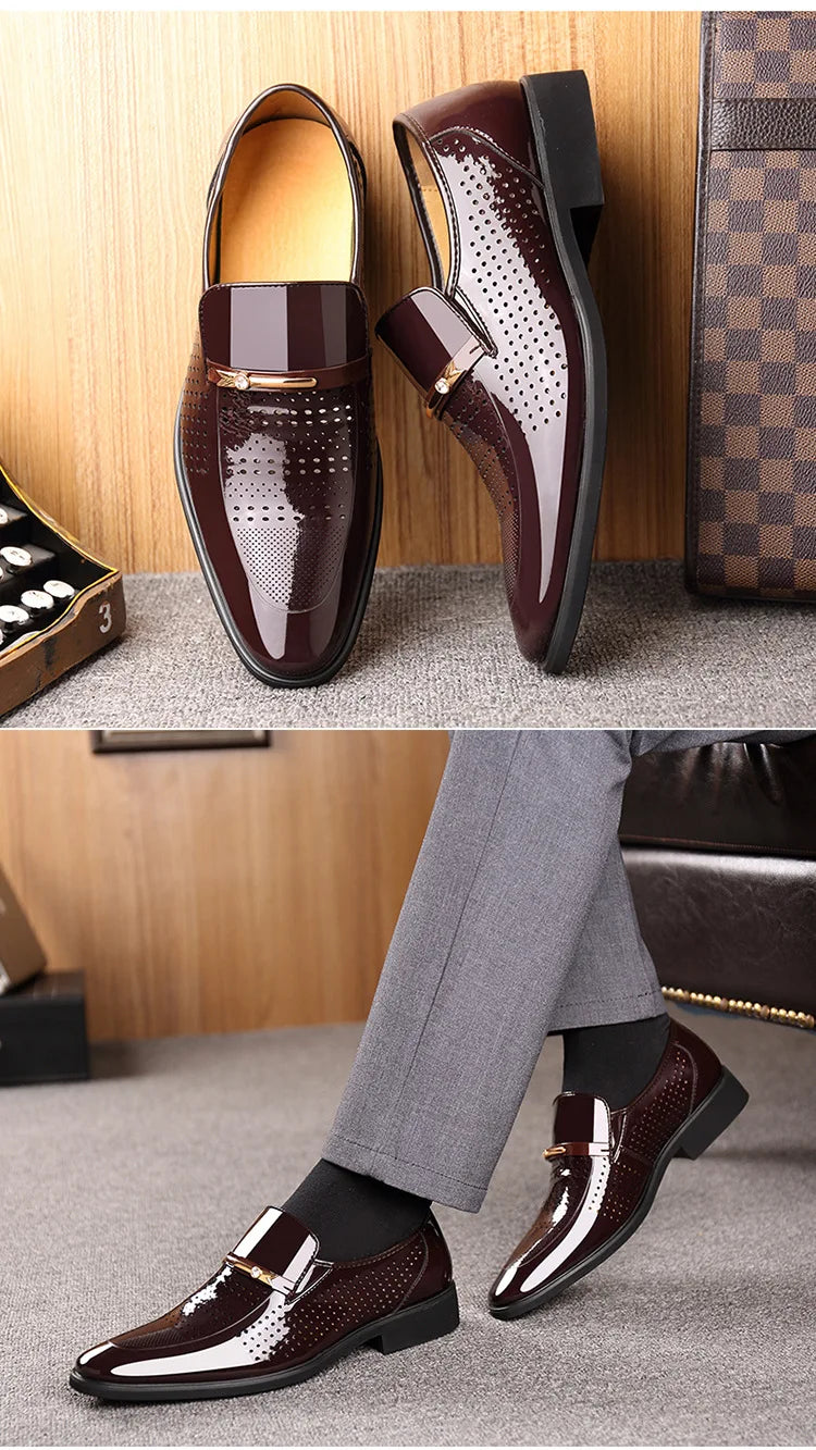 Summer Leather Men's Casual, Business Shoes