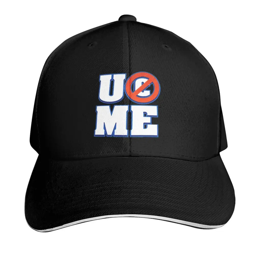 Yellow Wrestling john Cena White Custom Baseball Caps