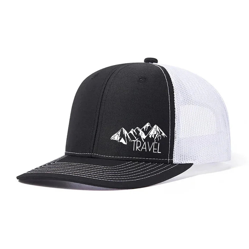 Spring summer Luxury Peak TRAVEL Curved Adult Baseball Cap